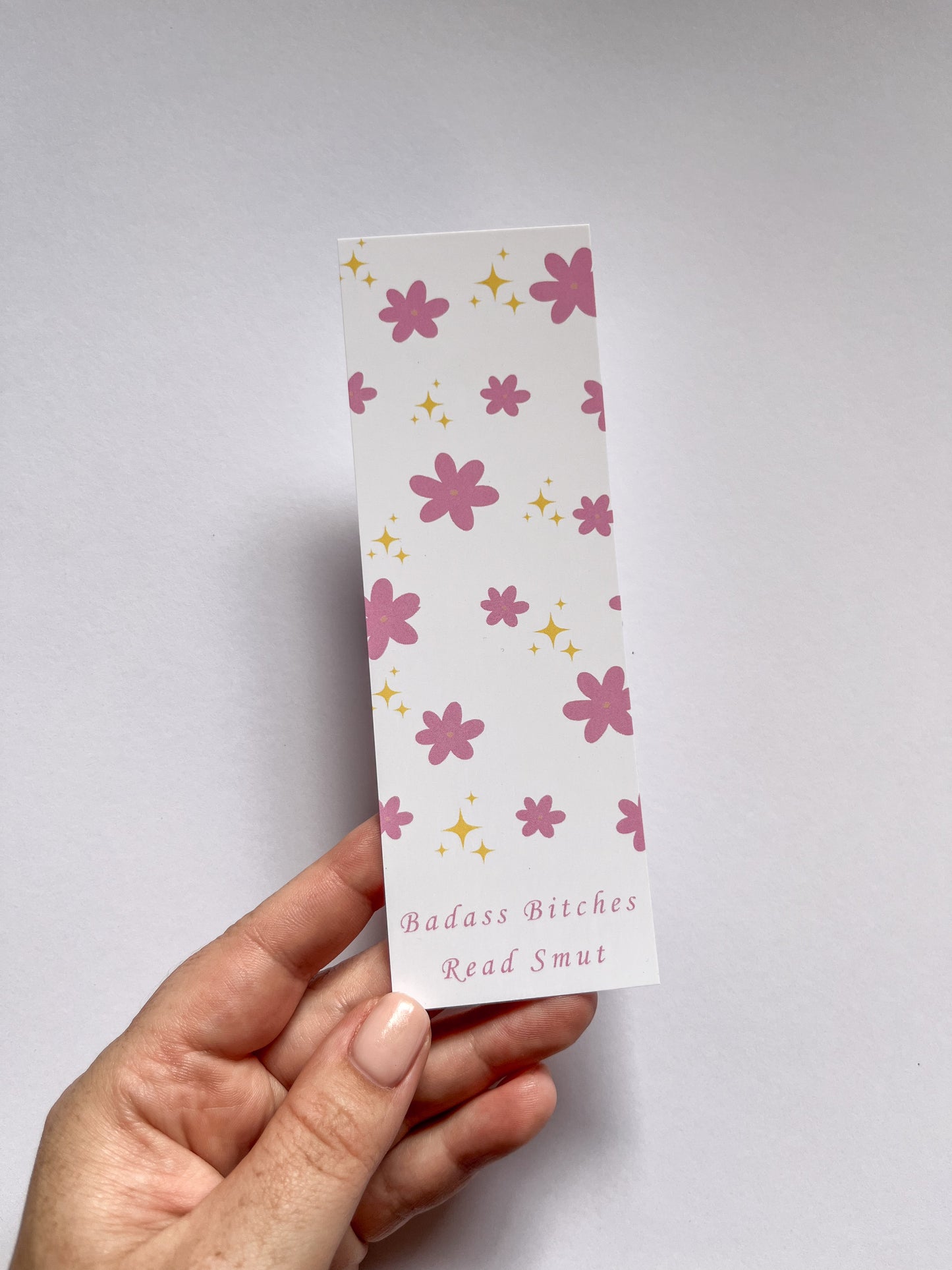 ‘Badass B*tches Read Smut’ Bookmark (Pink)